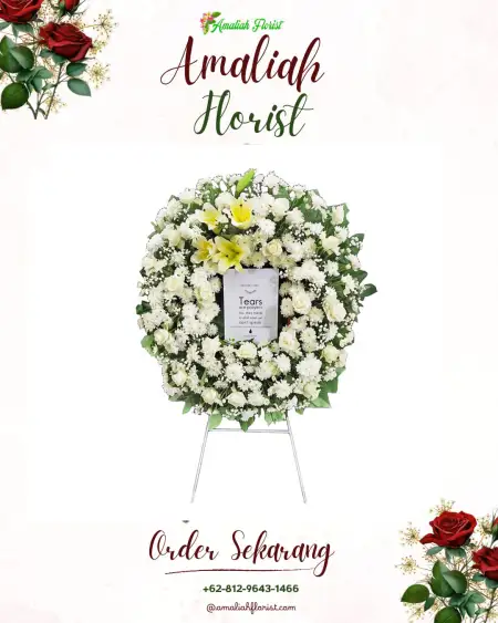 Krans Bunga Duka kabupaten mojokerto